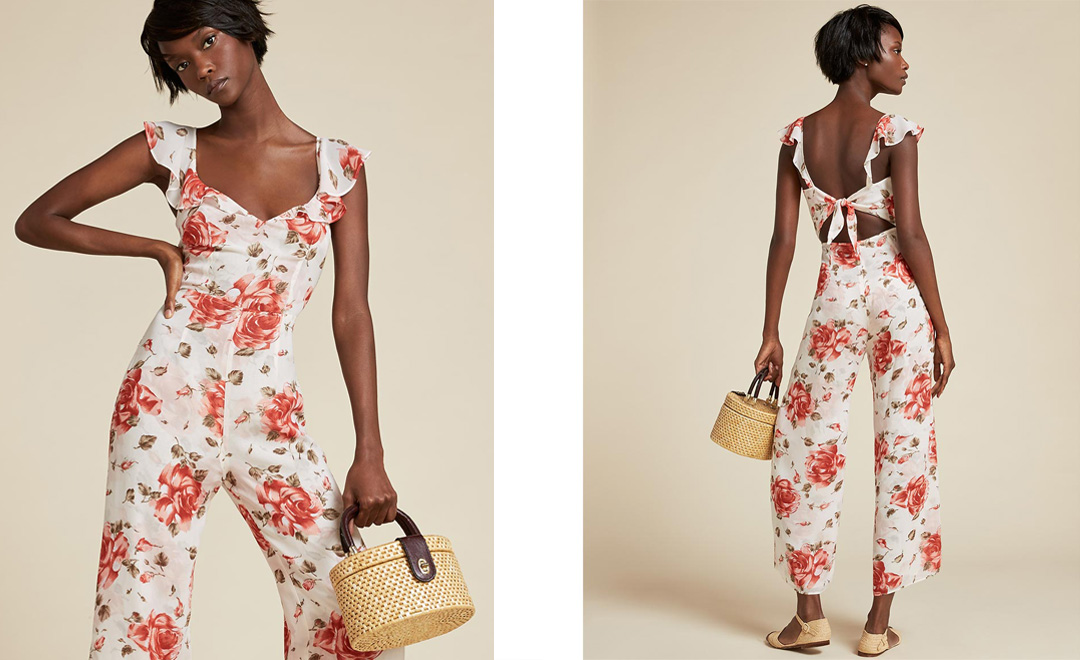 Milk & Flowers Reformation Miri Jumpsuits Primrose