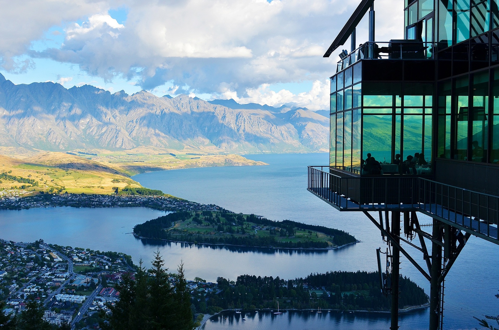 New Zealand Mountain Hotel View