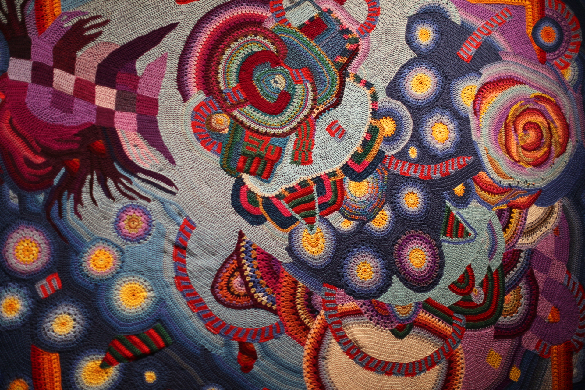 Crochet bedspread de Young Museum Bob Weir Grateful Dead