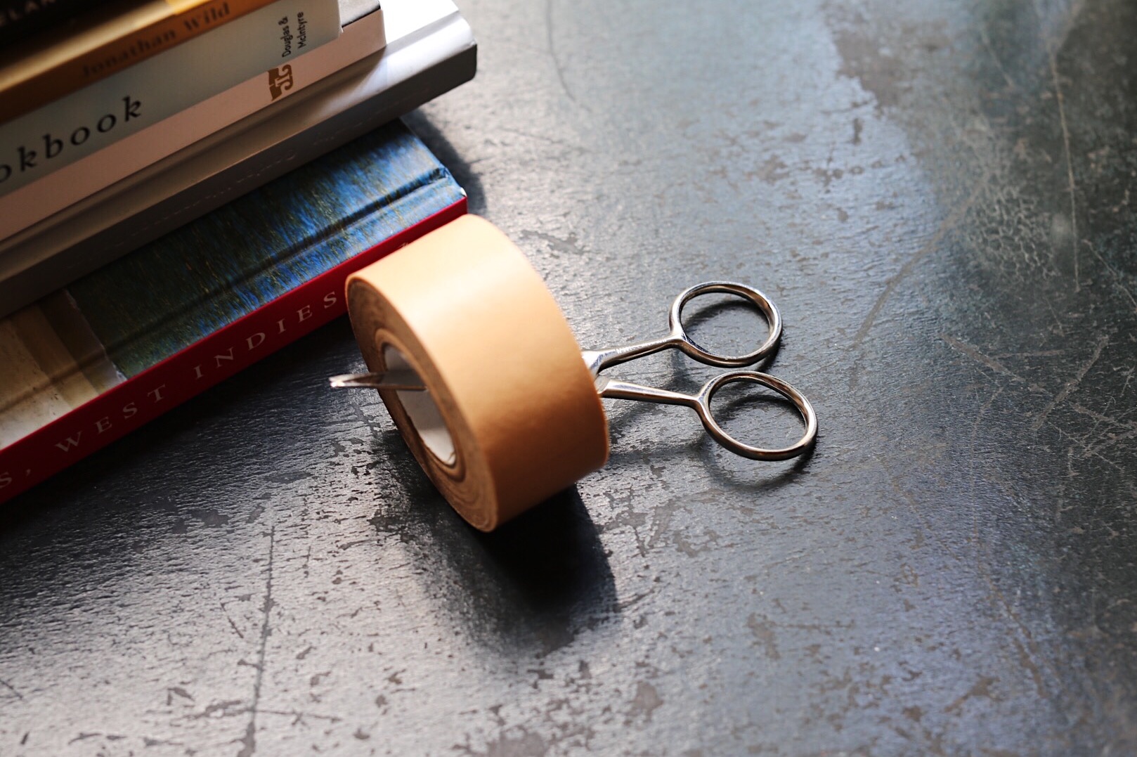 Nude Medical Tape and Scissors