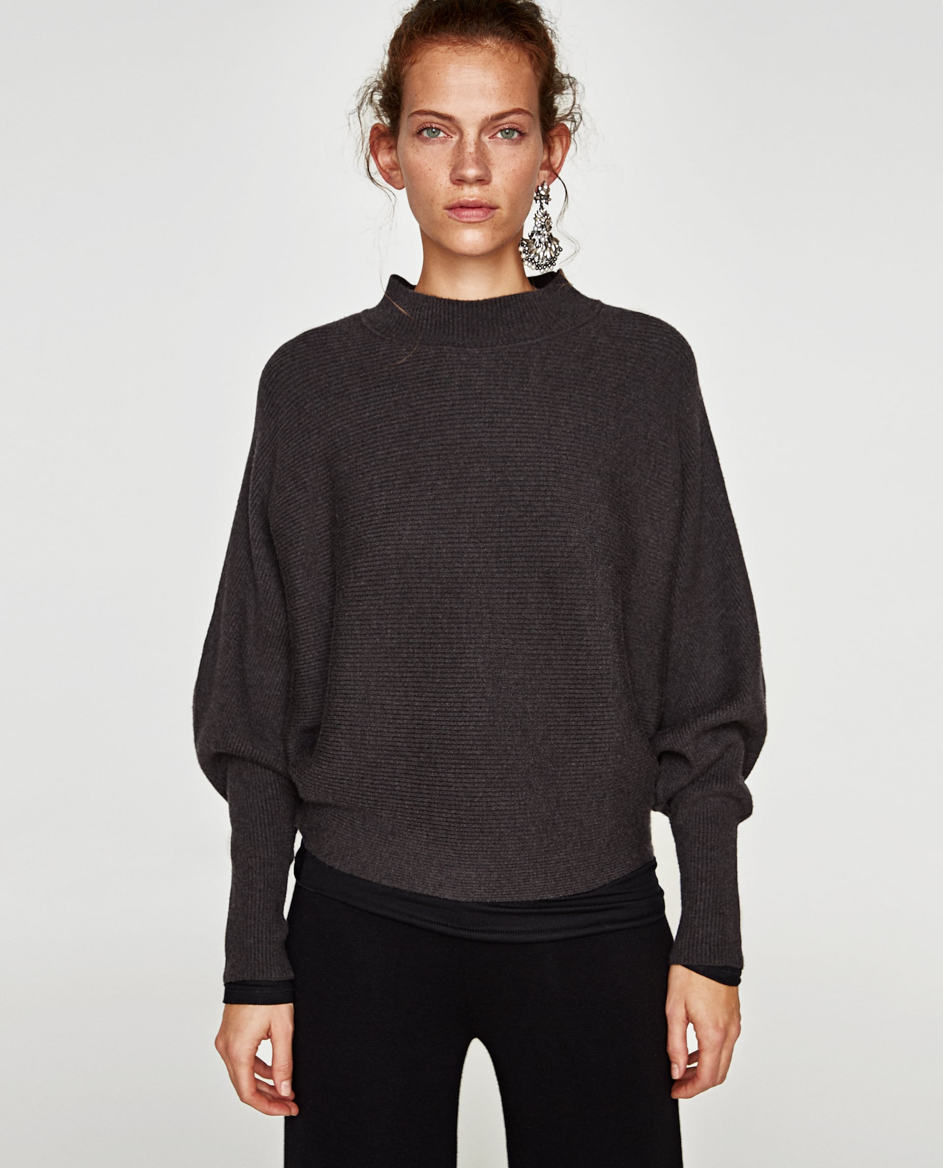 BATWING SLEEVE SWEATER