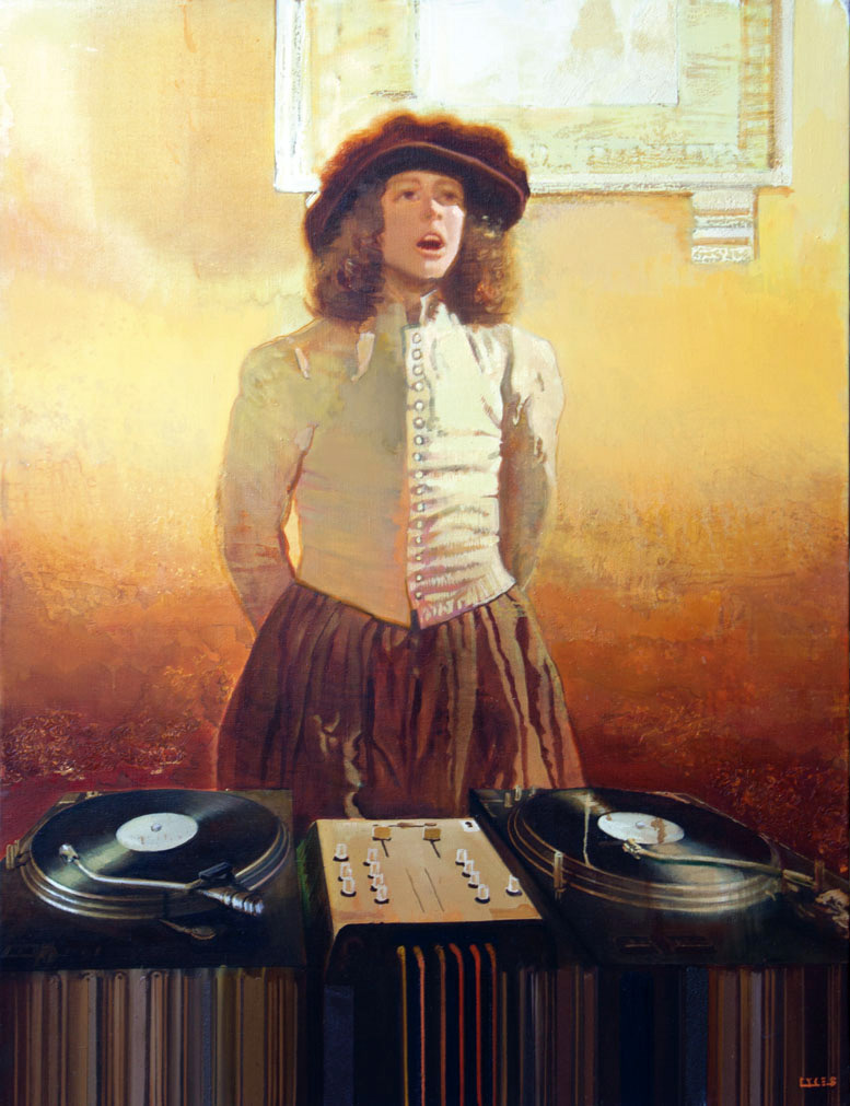 DJ Morning oil on canvas - Igor Gusev