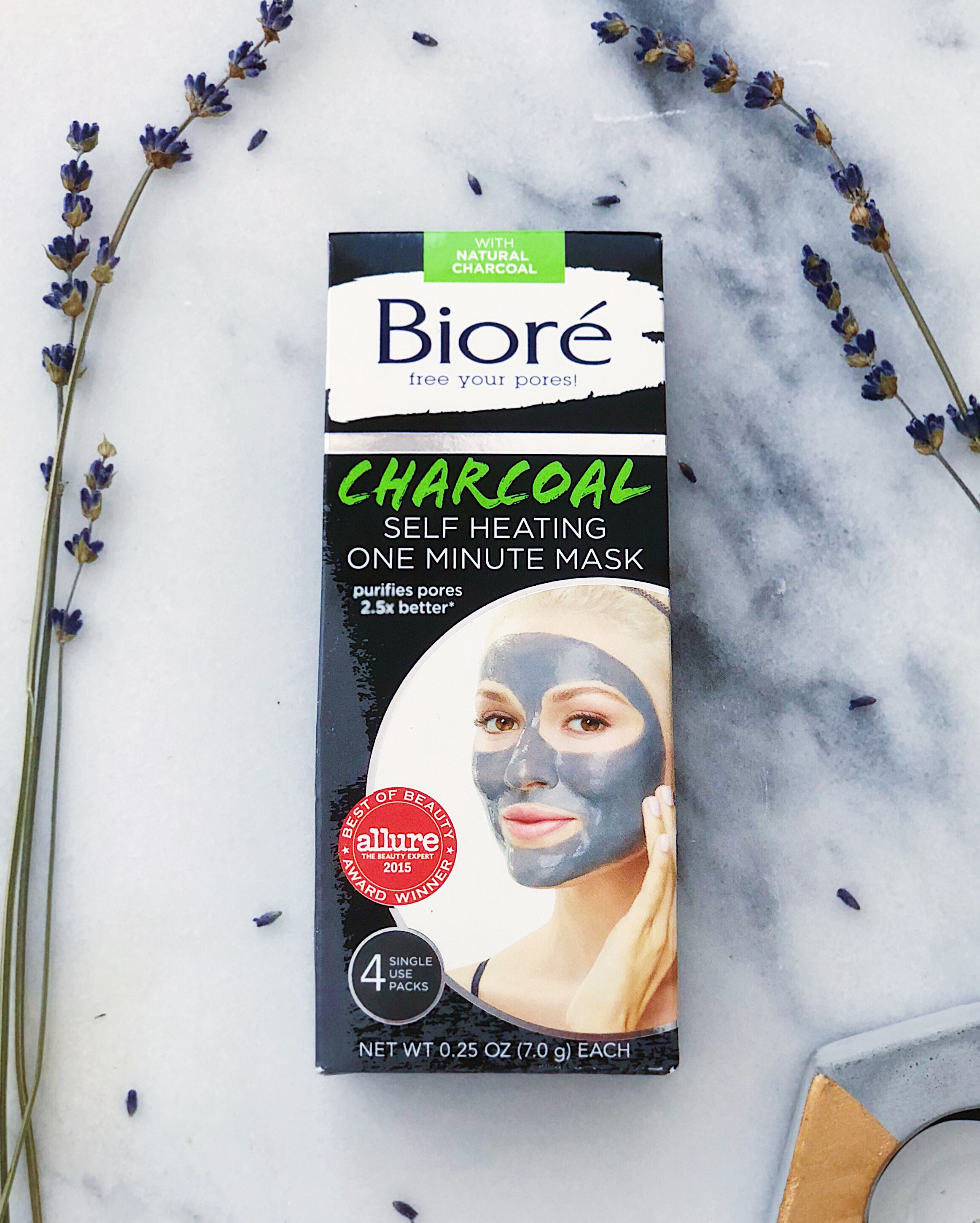 Biore Charcoal Self Heating Face Mask