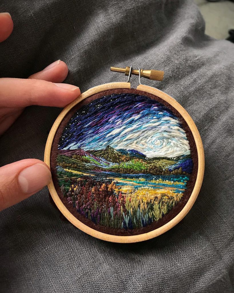 Vera Shimunia Cross Stitching Milkyway