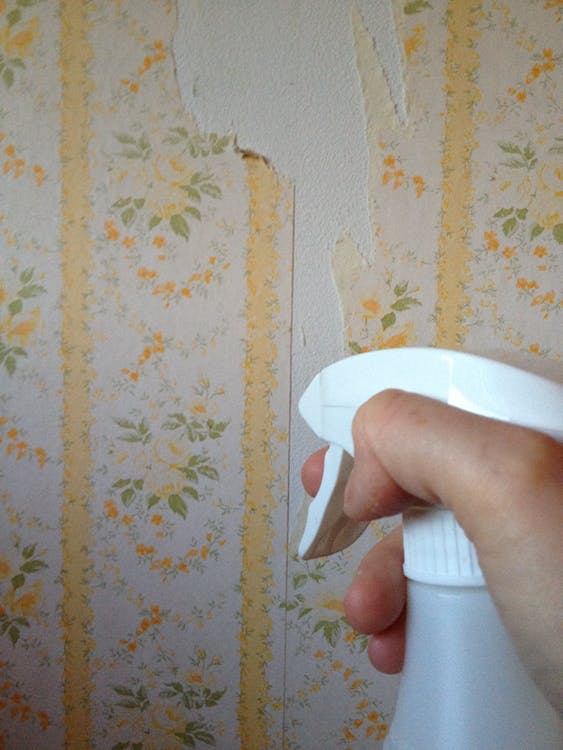 Apartment Therapy Spray Bottle Remove Wallpaper