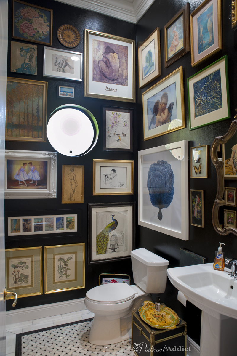 Pinterest Addict Art Gallery Bathroom