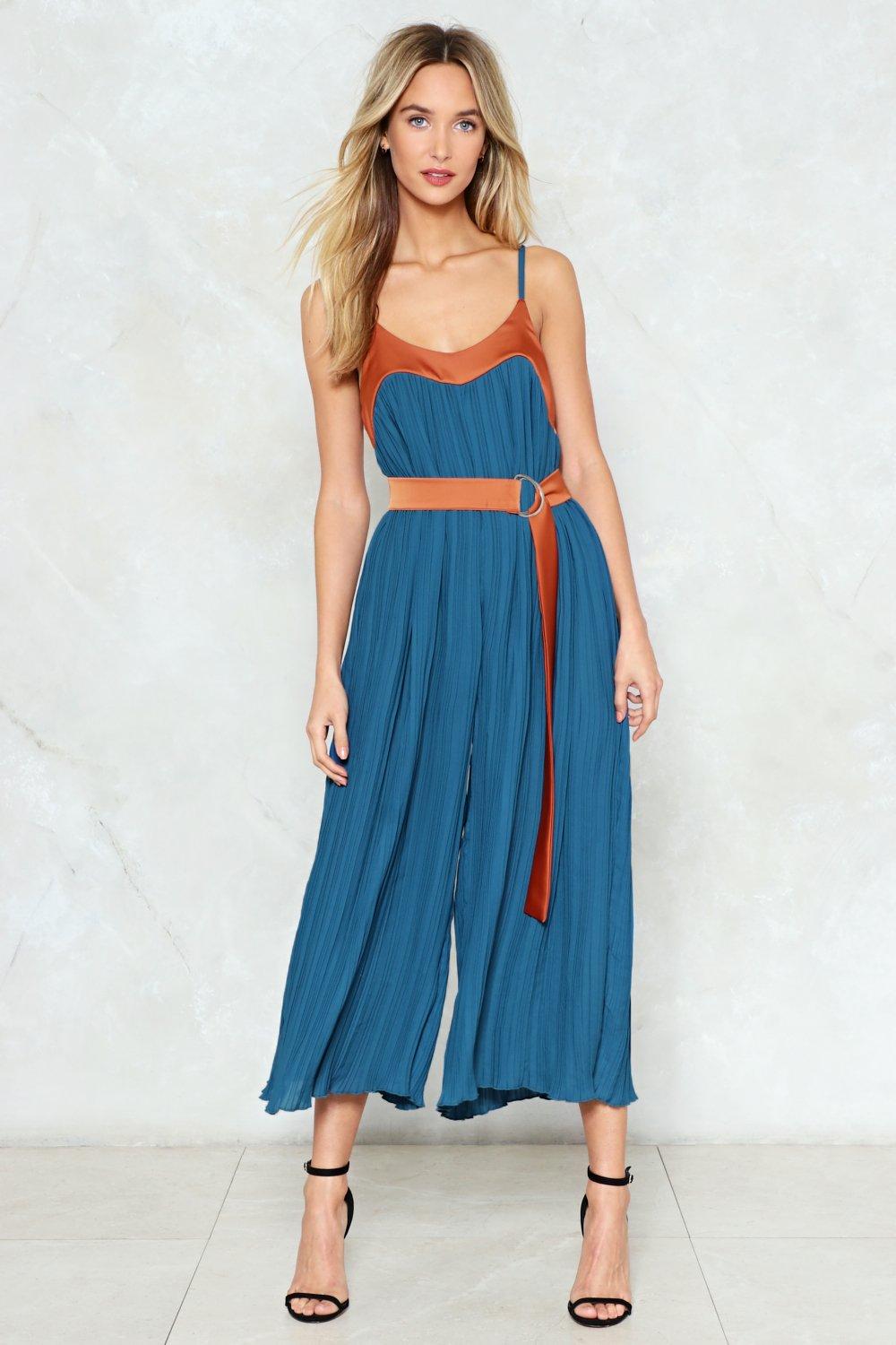 NASTY GAL Oh Boho Wide-Leg Jumpsuit