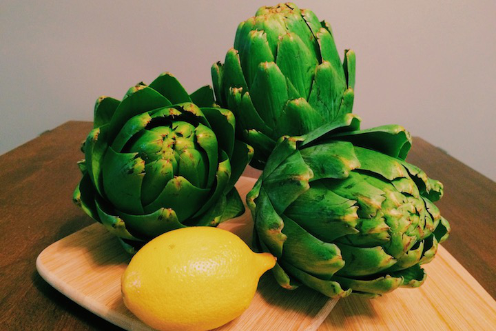 Artichoke Prep Before