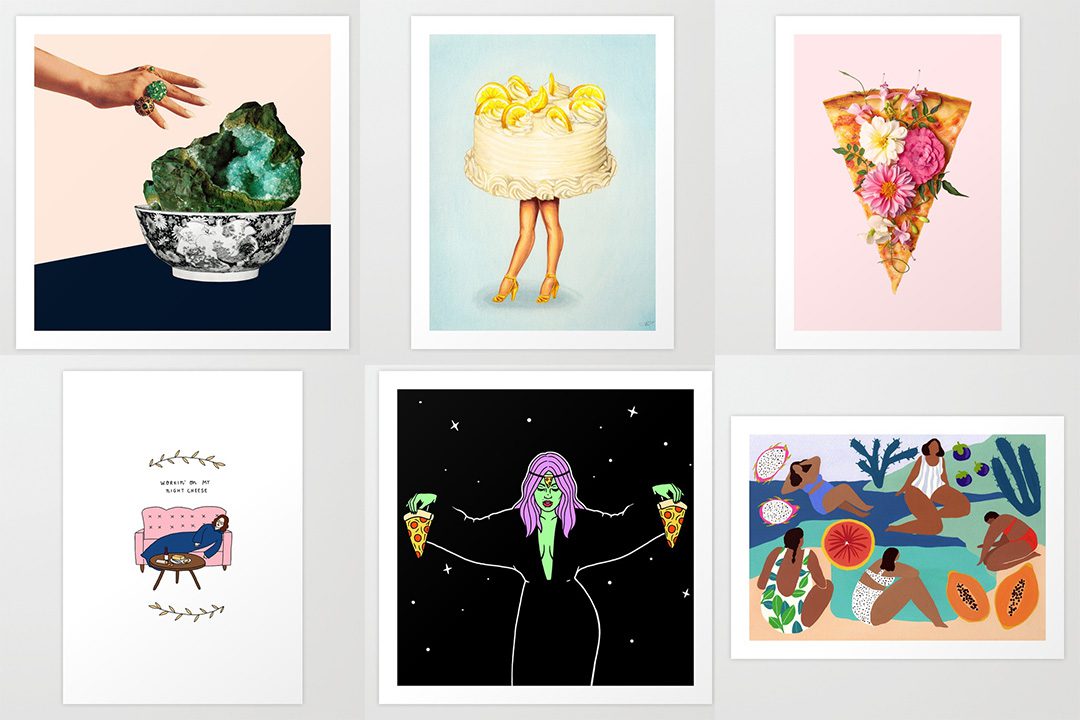 Society6 Food Art Prints