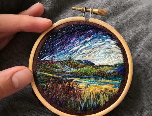 Vera Shimunia Cross Stitching Milkyway